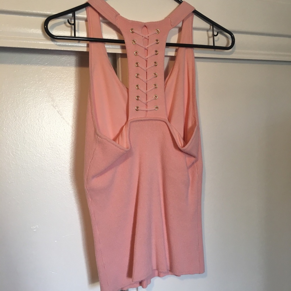 Baby Pink Racerback Tank Top